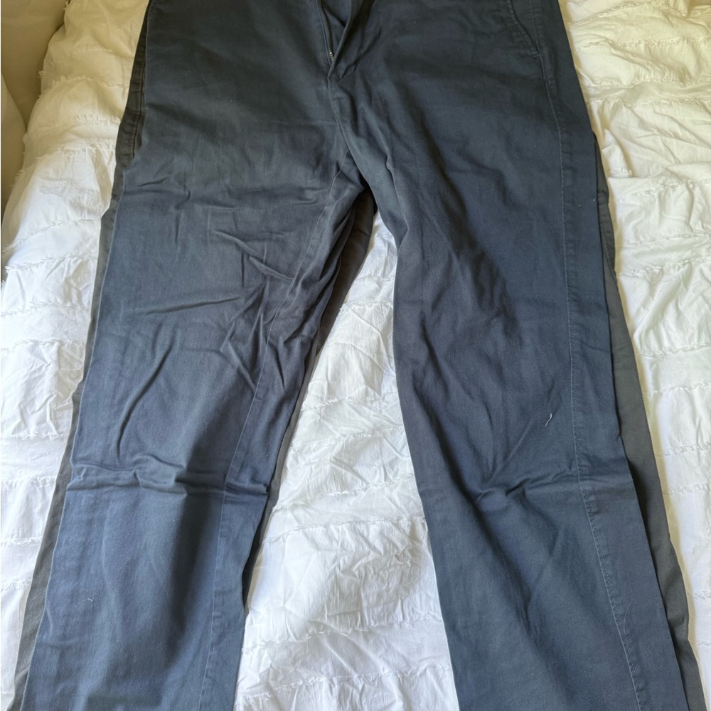 J. Crew Men's Charcoal Straight-Leg Chinos